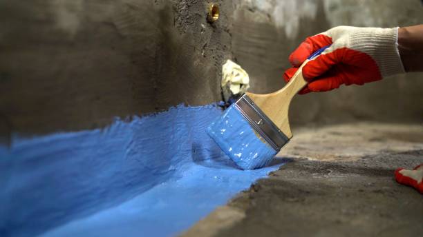 SJ Waterproofing Pros commercial waterproofing team near Cambridge City, IN